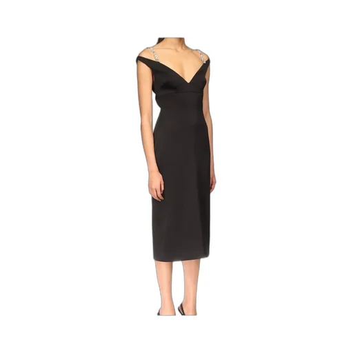 Crystal Strap Midi Dress