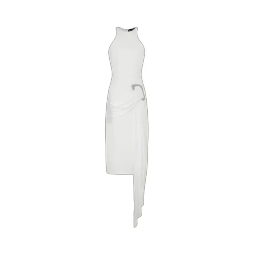 Crystal Buckle Decorative Dress