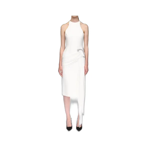 Crystal Buckle Decorative Dress