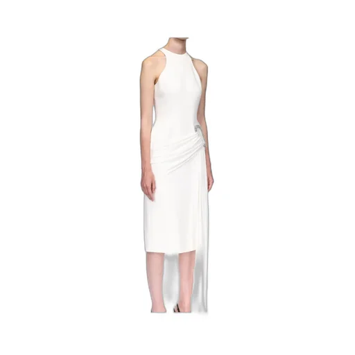 Crystal Buckle Decorative Dress