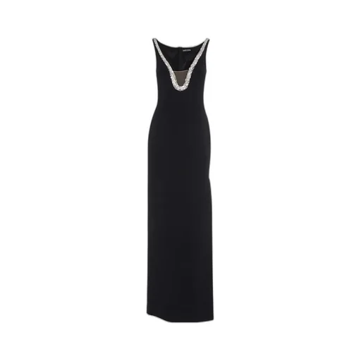 Embellished V-Neck Dress