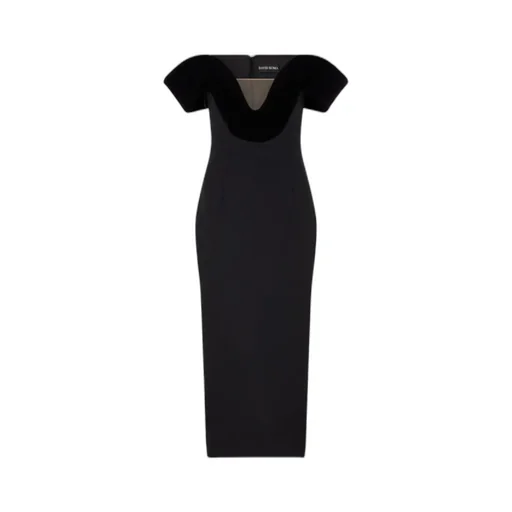 Off-Shoulder Midi Dress