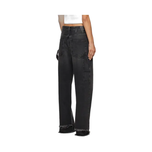 Belt Ring Washed Jeans