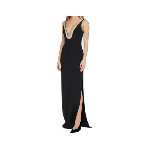 Embellished V-Neck Dress