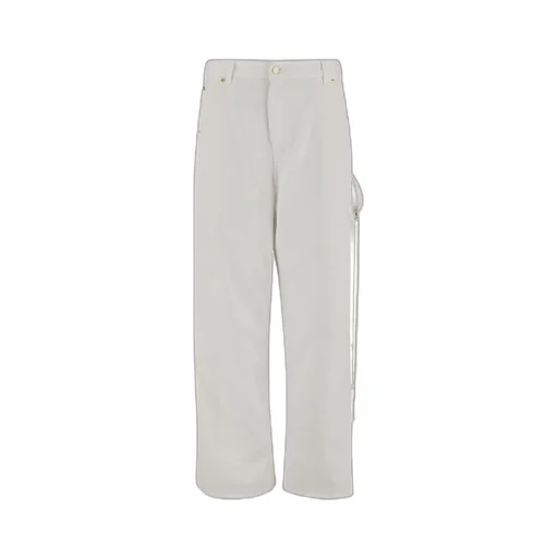 Darkpark Lisa Chain Adorned Loose Fit Carpenter Denim Jeans
