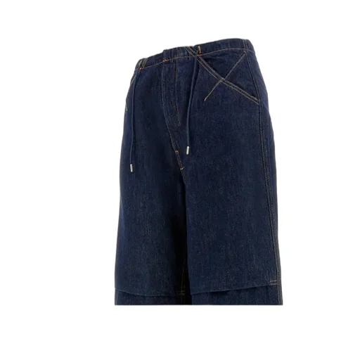 Daisy Contrast Stitched Drawstring Jeans