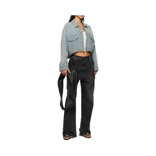 Belt Ring Washed Jeans