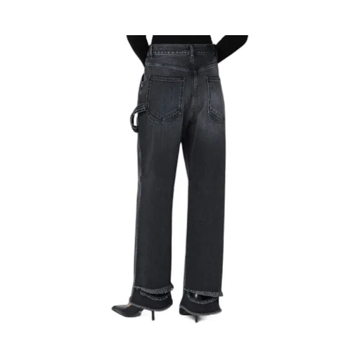 Belt Ring Washed Jeans