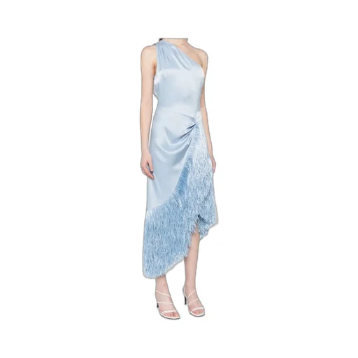 Fringe-Detailed Midi Dress