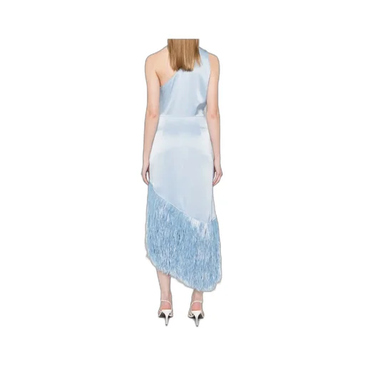 Fringe-Detailed Midi Dress