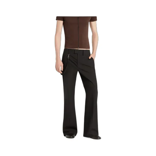 Twill Bootcut Trousers