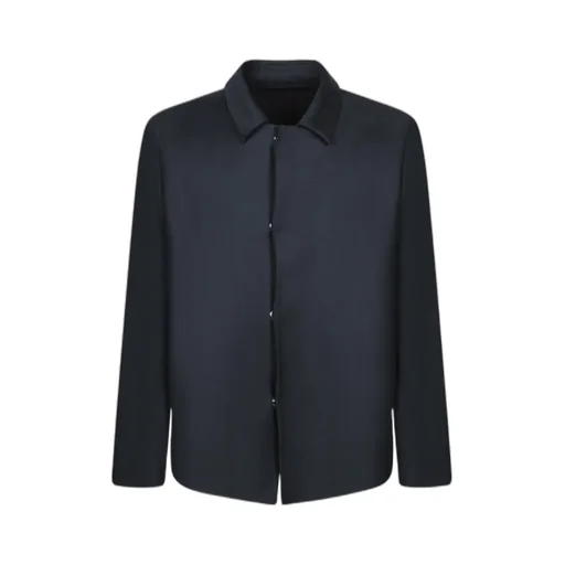 Button Closure Overshirt Jacket