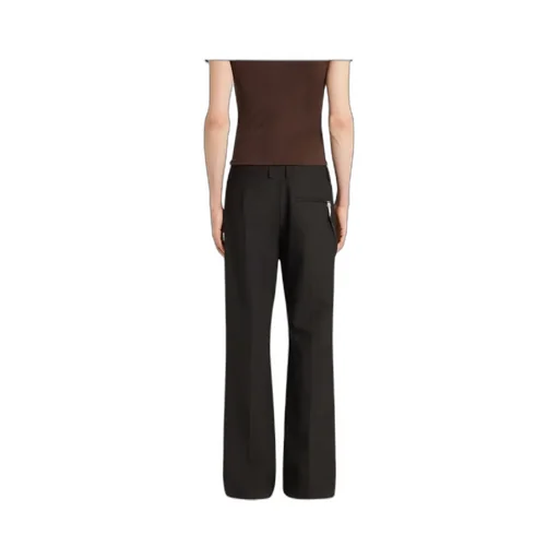 Twill Bootcut Trousers