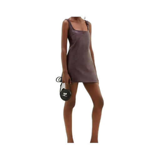 Reedition Square-Neck Sleeveless Mini Dress