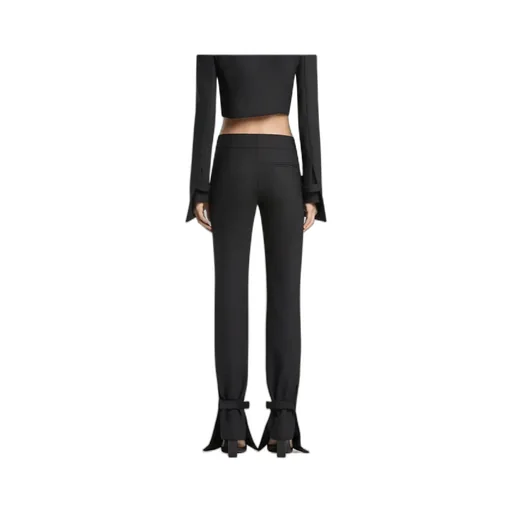 Ankle Band Bootcut Trousers