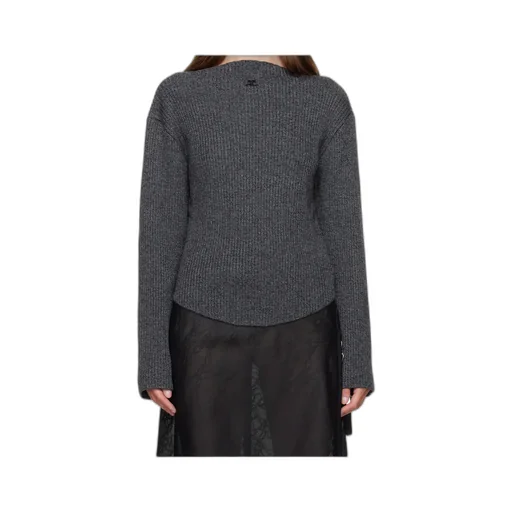 Ribbed-Knit Sweater