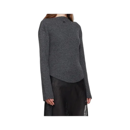 Ribbed-Knit Sweater