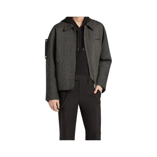 Textured Zip-Up Jacket