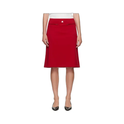 Double-Knit Midi Skirt