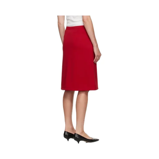 Double-Knit Midi Skirt