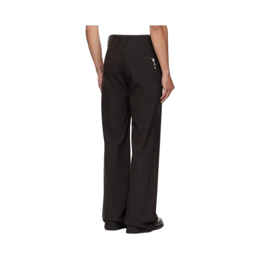 Twill Bootcut Trousers