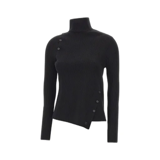 Oblique Butonned Jumper