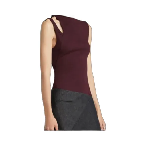 Courrges Oblique 90's Rib Top