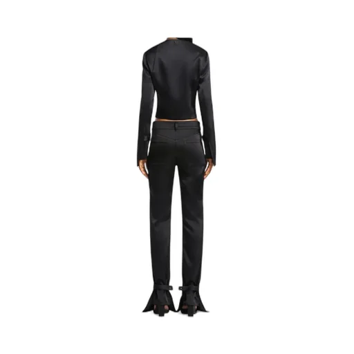 Oblique Satin Tailored Jacket