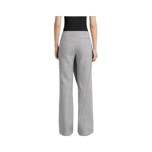 Oblique Button Trousers