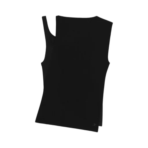 CourrÈGes Oblique 90's Rib Top