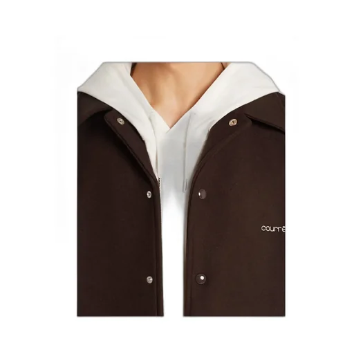 Snap-Button Shirt Jacket