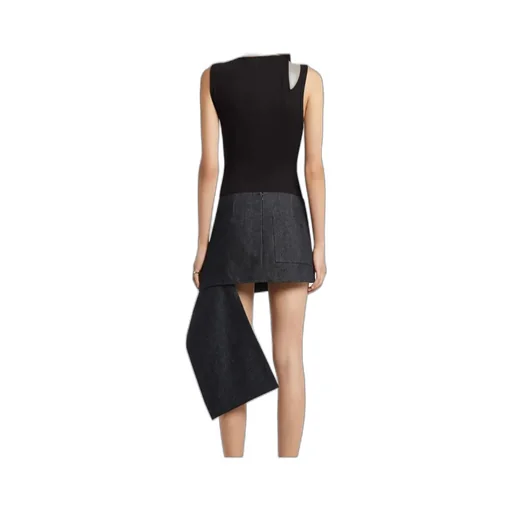 CourrÈGes Oblique 90's Rib Top