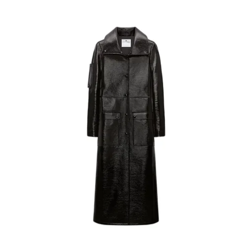 High-Shine Trench Coat