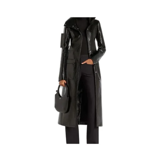 High-Shine Trench Coat