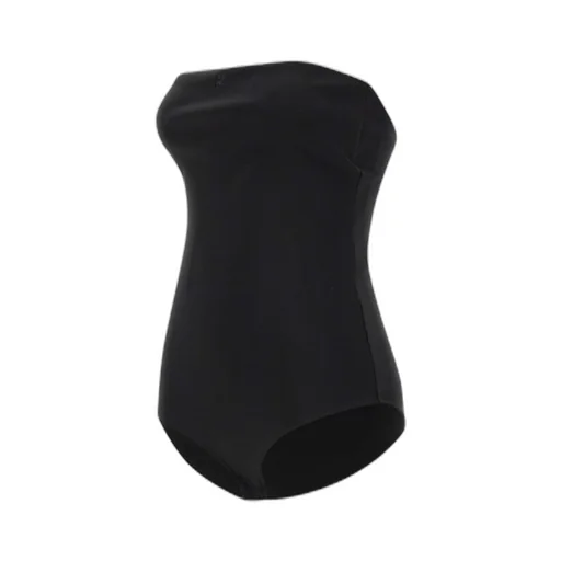 Logo-Embroidered Strapless Bodysuit