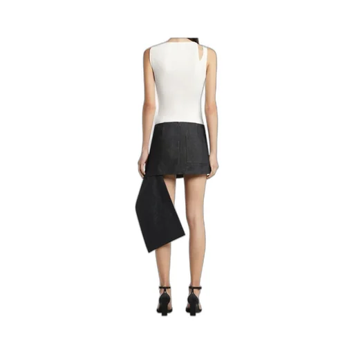 Courrges Oblique 90's Rib Top