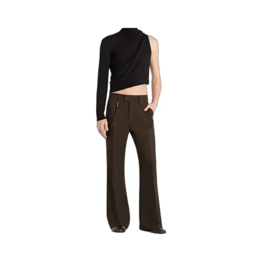 Asymmetric Turtleneck Sweater