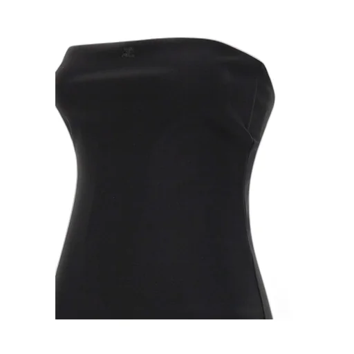 Logo-Embroidered Strapless Bodysuit