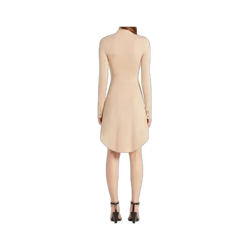 Zippered-Collar Dress