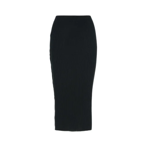 Ribbed Midi Skirt