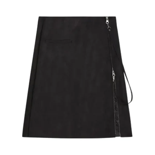 Zipped Lace Skirt