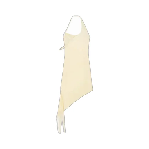 Asymmetric Satin Dress