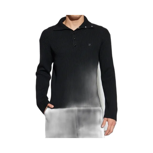 Lapel Long Sleeve Sweater