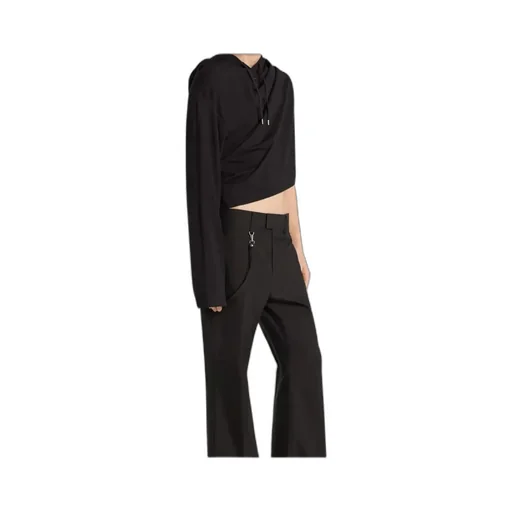 Asymmetrical Cropped Hoodie