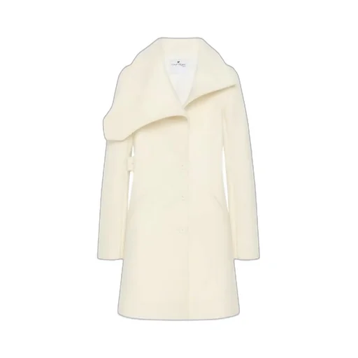 Asymmetrical Collar Coat