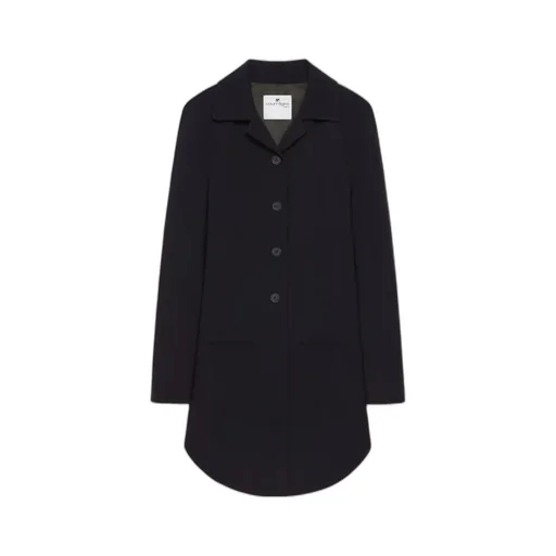 Tailored Button-Front Coat