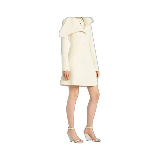 Asymmetrical Collar Coat