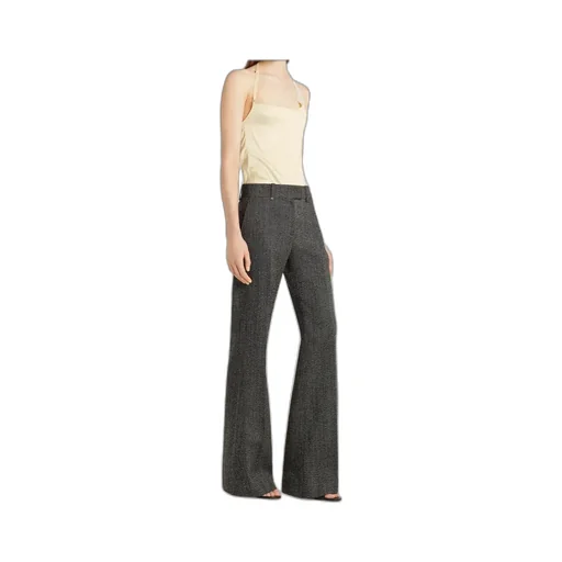Asymmetric Lace-Embellished Top