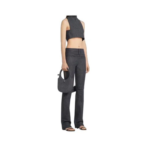 Cut-Out Detailing Trousers