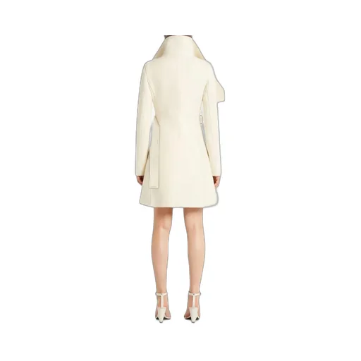 Asymmetrical Collar Coat
